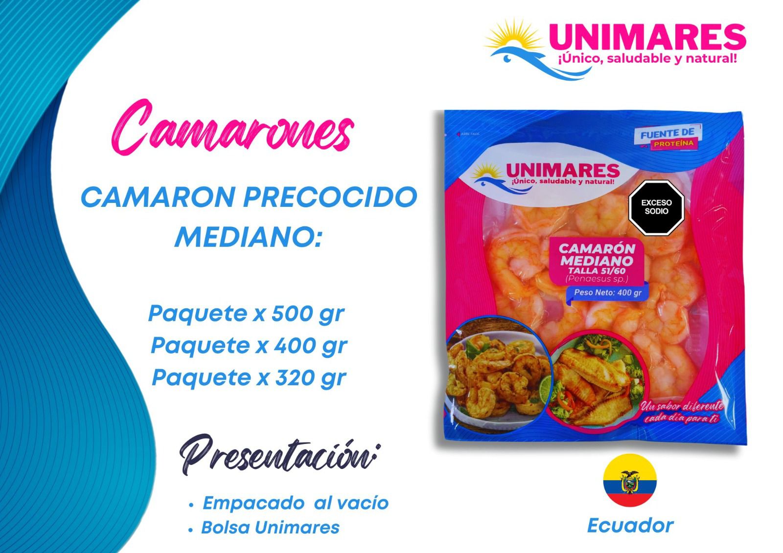 camaron mediano